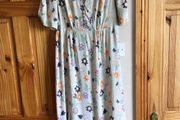 Per Una Ladies Floral cottage Core feminine Midi dress size 16 includes Postage