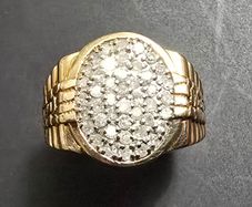 Large "Rolex" Style man's ring