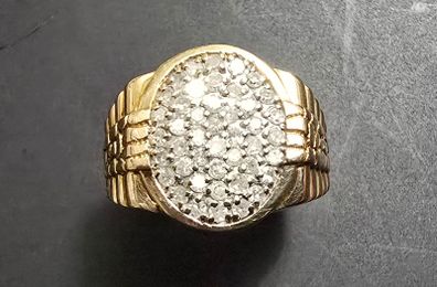 Large "Rolex" Style man's ring