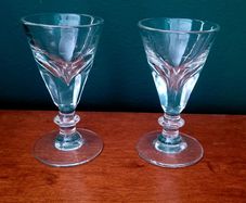Georgian pair of toastmaster glasses