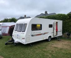 bailey unicorn caravan full set up