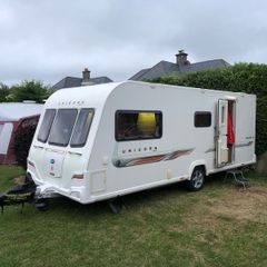 bailey unicorn caravan full set up