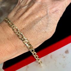 9ct solid gold bracelet
