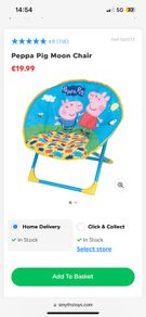 Peppa pig chair