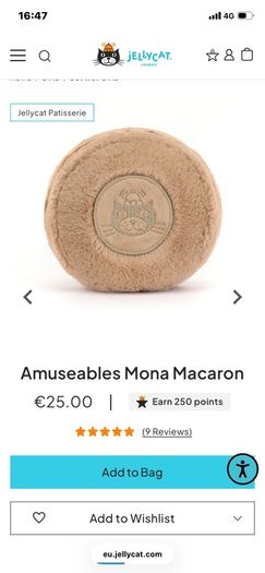 New JELLYCAT Set of Mona and Mia Amuseable Macarons