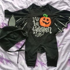 My first Halloween outfit - bat costume age 9-12 month