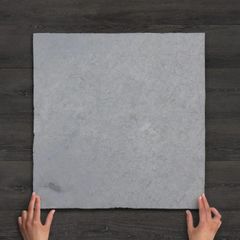 Kota Grey Limestone Hand-Cut Calibrated Paving Slab 60x60x2.2cm