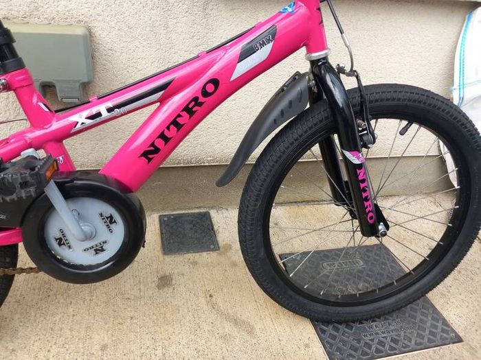 Kids Nitro bike size 20 inch wheels.