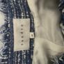 Sandro blue tweed fringe jacket, size 38, Paris brand. Image 7