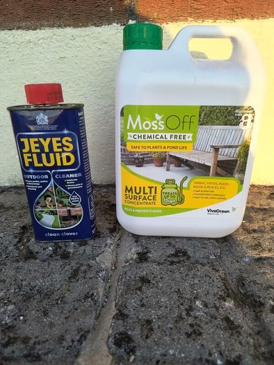 Moss Remover and Jeyes fluid