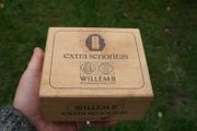 Willem II Extra Senoritas-Vintage Cigar Box 5,2" x 4,5" H-2,3"