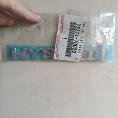 Toyota hybrid badge