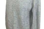 Marks &amp; Spencer Ladies Grey Mix Turtle Neck Long Sleeve Jumper Small Uk 10/12 Includes Postage