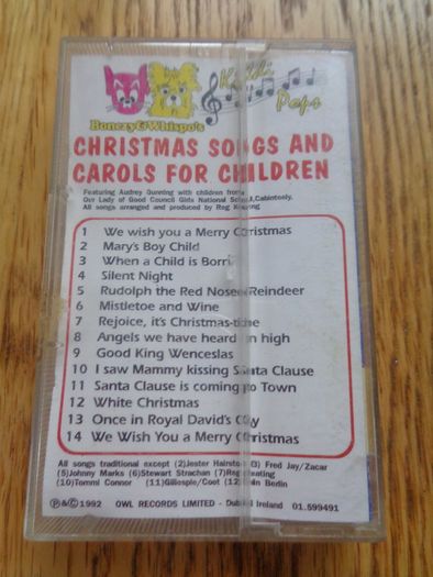 Christmas Songs & Carols for Children Tape for Sale