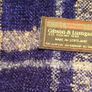 New scarf royal blue and grey mohair/acrylic/wool Image 2