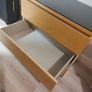 Wooden Chest of drawers with glass top Image 4