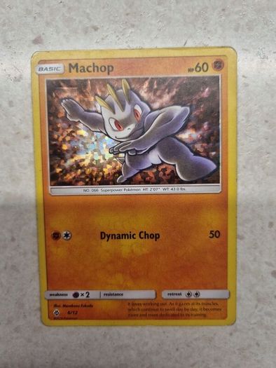 Machop McDonald's 2018 Pokemon Card
