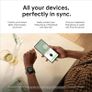 Google Smartwatch, USB, Black with Obsidian Strap, One Size Image 4