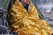 Emergency thermal blanket, camping, hiking blanket