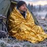Emergency thermal blanket, camping, hiking blanket Image 3