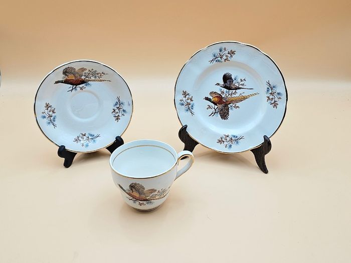 Vintage Arklow  pheasant pattern coffee set