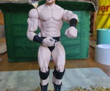 Sheamus wrestling action figure black trunks loose