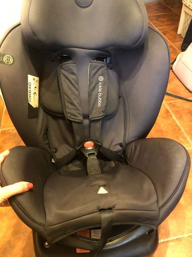 Rotating car seat with isofix
