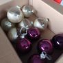 x1 Box of x12 Glass Baubles Image 9