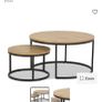 coffe table set 80cm-50cm Image 5