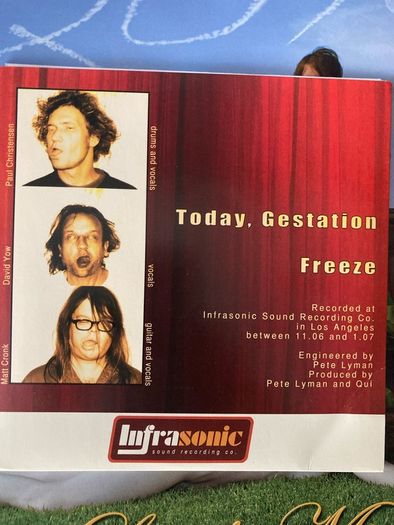 Qui (Jesus Lizard) - Today, Gestation/Freeze (7"single)