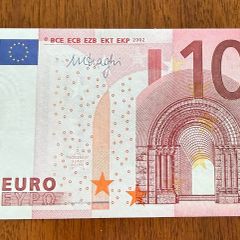 European Union 10 Euro Prefix T 2002 Banknotes X 1