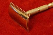 Antique WWI Era Silver-Plated Officers Pocket Razor 1914 to1920s