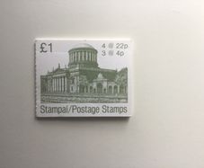 Irish stamps, definitive booklet, architectural series