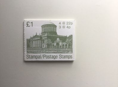 Irish stamps, definitive booklet, architectural series