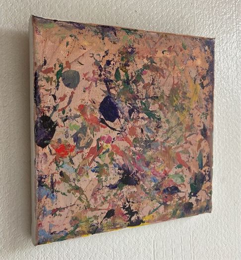Original Abstract Painting Original Art Framed Original Abstract Painting Contemporary Irish Art Floral Art