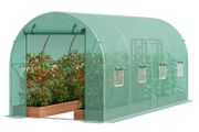 Walk-In Polytunnel Greenhouse 14.6ft x 6.4ft x 6.3ft