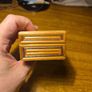 Bamboo & Wicker Small Trinket Box with Burned in Floral Design Image 7