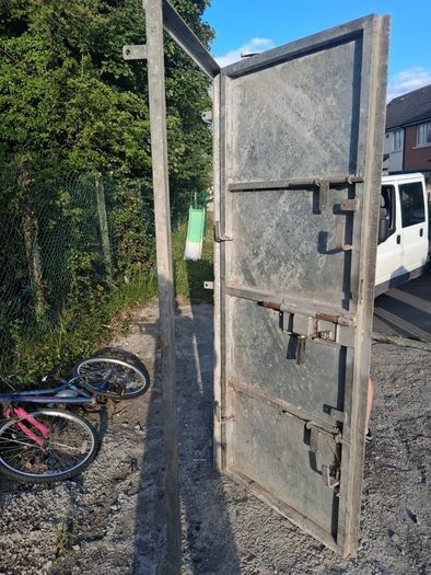 steel door