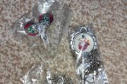 Skull skeleton earrings set FREEpost