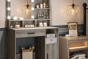 Dressing Table with Mirror and 10 LED Lights