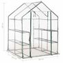 Greenhouse with 8 Shelves 143x143x195 cm Image 3