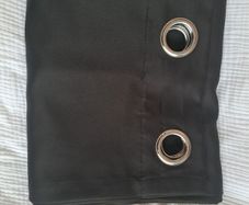 Black Eyelet Curtains