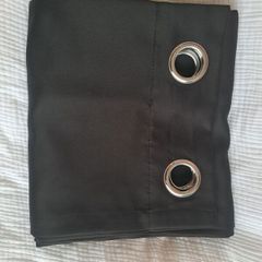 Black Eyelet Curtains