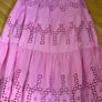 River Island Maxi Skirt Broderie Cutout detail Size 16 Image 2