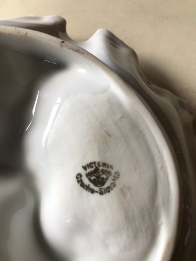 Vintage Vase and Three Section Dish