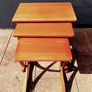 Mid Century Vintage Nathan nest of tables Image 2