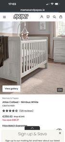 Mamas & Papas Cotbed & Mattress
