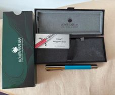 Monteverde Ritma Fountain Pen - Blue - 1.1 stub nib