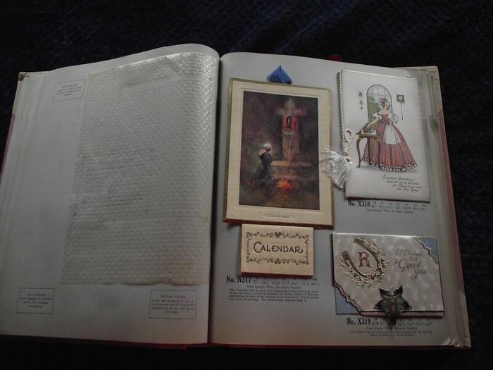 1936 Greeting card and Calendar sample book - The Royal Art Private Christmas Greeting Cards