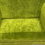 2-seater green velvet sofa Image 3
